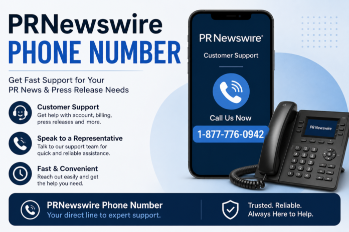 prnewswire phone number