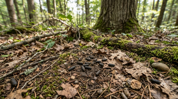 chipmunk droppings